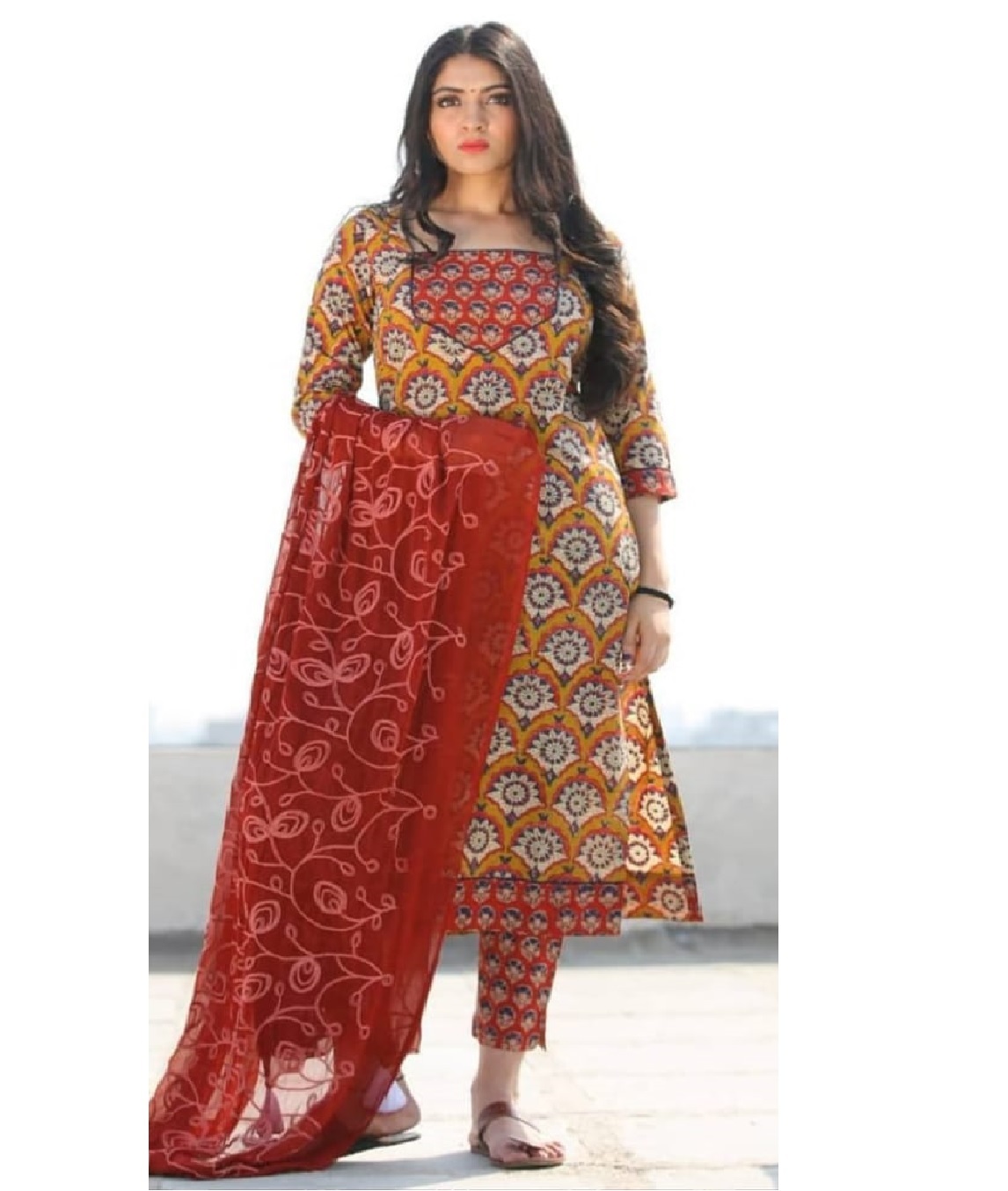 Kurti with Pant with duptta